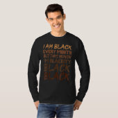 Blackity Black Every Month Black History Bhm Afric Tシャツ (正面フル)