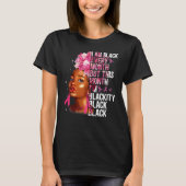 Blackity Black Every Month Black History BHM Afric Tシャツ (正面)
