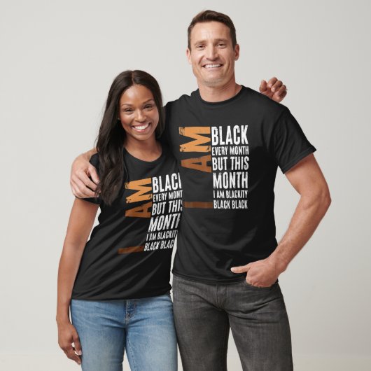 Blackity Black Every Month Black History BHM Afric Tシャツ (ユニセックス)