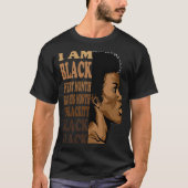 Blackity Black Every Month Black History Month Lov Tシャツ (正面)