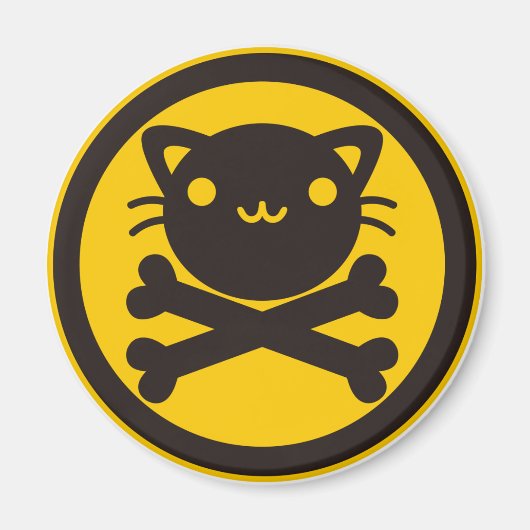BlackJack(Cat) マグネット (正面)