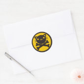 BlackJack(Cat) ラウンドシール (封筒)