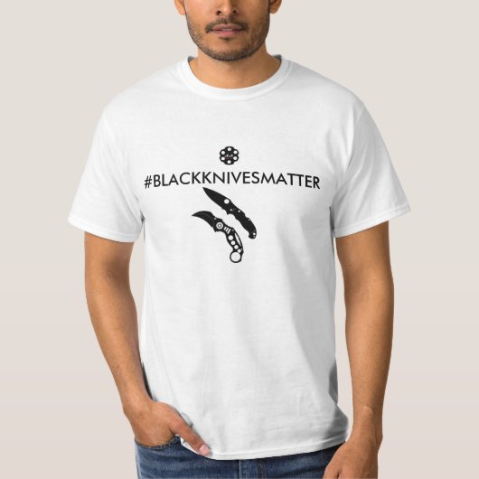 #BLACKKNIVESMATTER Tシャツ (正面)