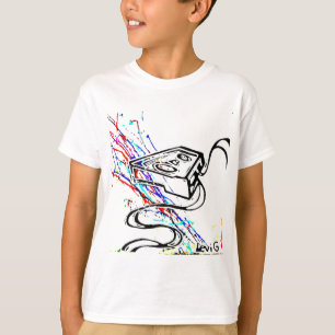Blacklightかほどかれるネオンのしぶきカセット(リーバイズG.) Tシャツ