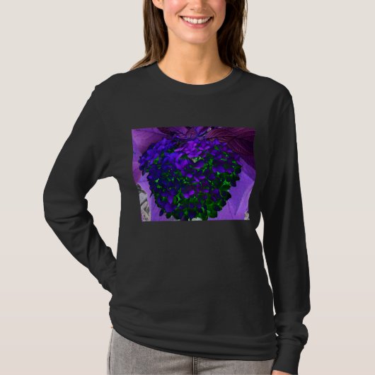 Blacklightの花 Tシャツ (正面)
