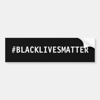 #BLACKLIVESMATTERのバンパーステッカー バンパーステッカー