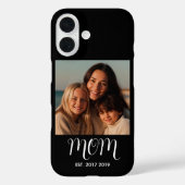 BlackMom Established Script Photo Case-Mate iPhoneケース (裏面)