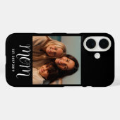 BlackMom Established Script Photo Case-Mate iPhoneケース (裏面 (横))
