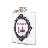 Blackout Barbie Flask | Dark Glam Party Gift フラスク (左)