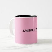 BlackPink スペシャルマグ ツートーンマグカップ (正面左)