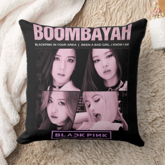 BlackPink BoomBayah クッション (ブランケット)