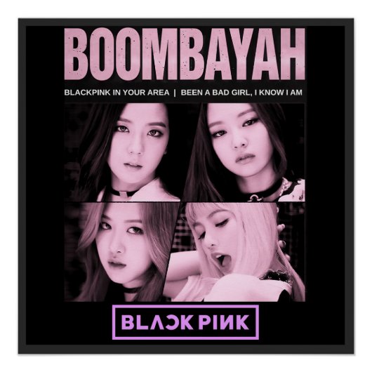BlackPink BoomBayah ポスター (正面)