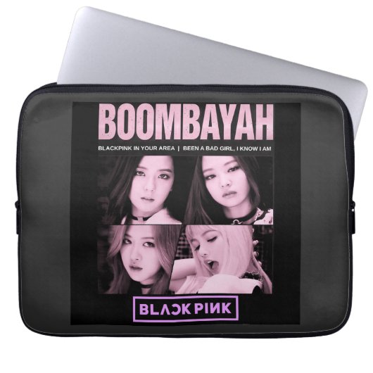 BlackPink BoomBayah ラップトップスリーブ (正面)