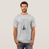 BlackpixelsによるBrompton T-shirt Tシャツ (正面フル)