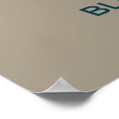 Blackpoll Warbler Migration Map – Minimalist ポスター (角)