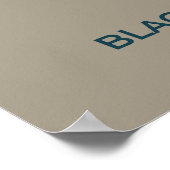 Blackpoll Warbler Migration Map – Minimalist ポスター (角)