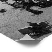 Blackpool Tower & promenade, England c 1905 ポスター (角)