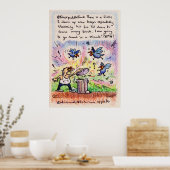 @BlackpuddleRock's irkafirkaプリント ポスター (キッチン)