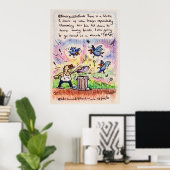 @BlackpuddleRock's irkafirkaプリント ポスター (ホームオフィス)