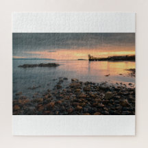 Blackrock sunset at Salthillビーチinゴールウェイ