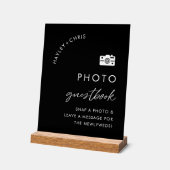 Black's Photo 結婚 Guestbook Sign Our Guestbook アクリルサイン (傾斜)