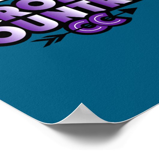 Blacksburg New School Cc Running Club Long Sleeve  ポスター (角)