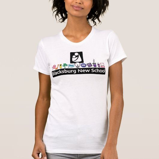 Blacksburg New School ColorロゴTシャツ Tシャツ (正面)