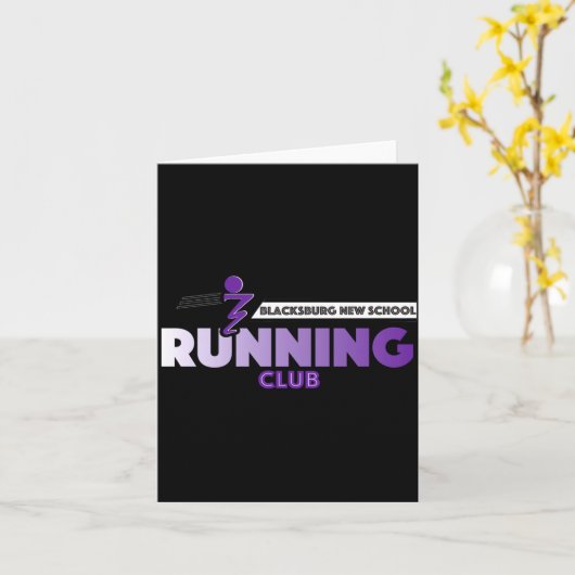 Blacksburg New School Running Club  カード (黄色い花)