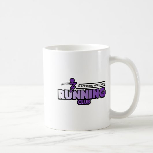 Blacksburg New School Running Club コーヒーマグカップ (右)