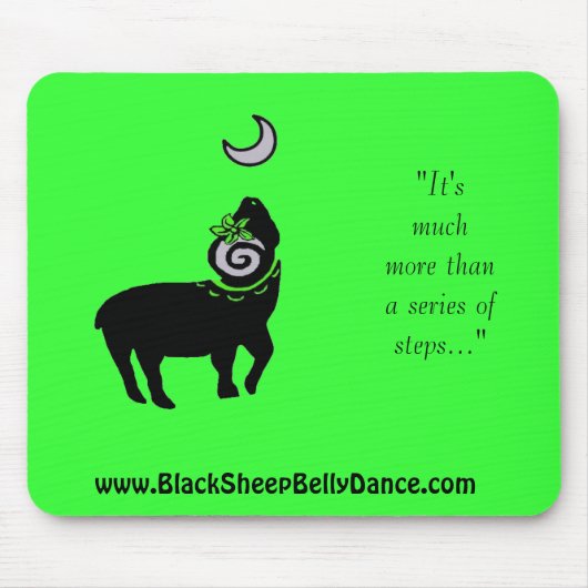 BlackSheep BellyDanceのマウスパッド! マウスパッド (正面)