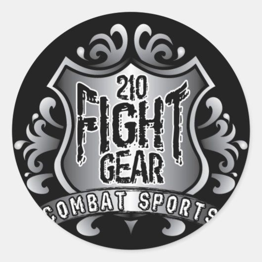 blackshirtshieldbg ラウンドシール (正面)