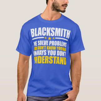 Blacksmithギフトカッコいい問題ソルバー Tシャツ
