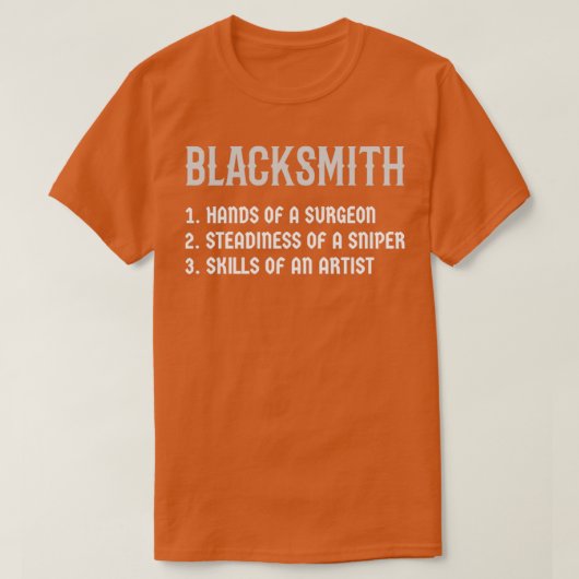 BLACKSMITH Blacksmith定義T Tシャツ (デザイン正面)
