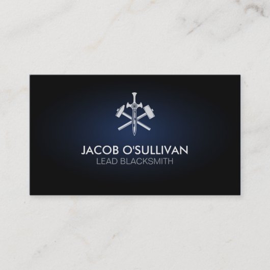 Blacksmith Iron Works Metal 名刺 (正面)