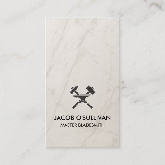 Blacksmith Iron Works Metal  名刺 (正面)