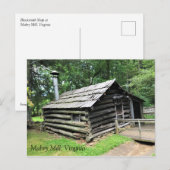 Blacksmith Shop at Mabry Mill,バージニア ポストカード (正面/裏面)