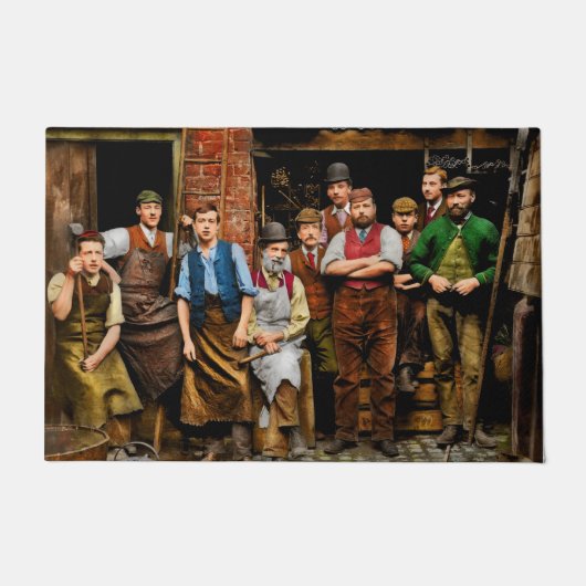 Blacksmith - The Ironmongers of Maidenhead 1900 ドアマット (正面)