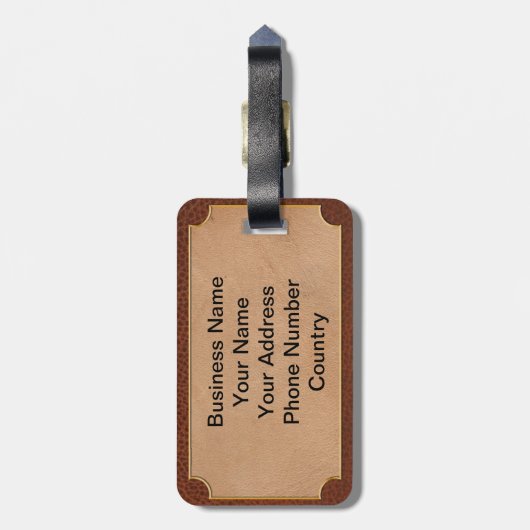 Blacksmith - The Ironmongers of Maidenhead 1900 ラゲッジタグ (裏面縦)