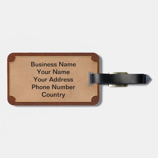 Blacksmith - The Ironmongers of Maidenhead 1900 ラゲッジタグ (裏面横)