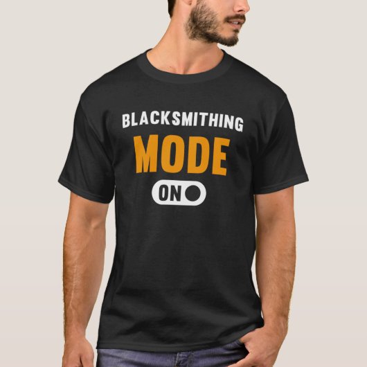 Blacksmithingモードオン Tシャツ (正面)