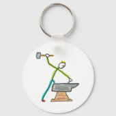 Blacksmithing Stickman キーホルダー (裏面)