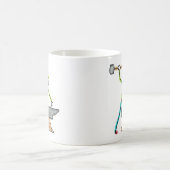Blacksmithing Stickman コーヒーマグカップ (中央)
