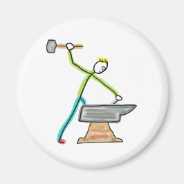 Blacksmithing Stickman マグネット