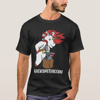 Blacksmithornかわいい子供たちを鍛造するBlacksmithing Tシャツ