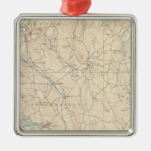 Blackstone、マサチューセッツ メタルオーナメント (正面)