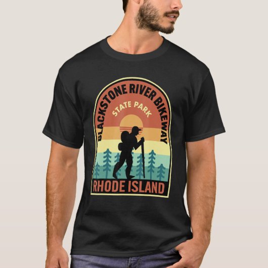 Blackstone River Bikeway State Park Rhode Island H Tシャツ (正面)
