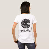 BlackSunOblivion – ウィメンズトップ Tシャツ (裏面フル)