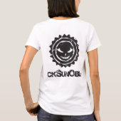 BlackSunOblivion – ウィメンズトップ Tシャツ (裏面)