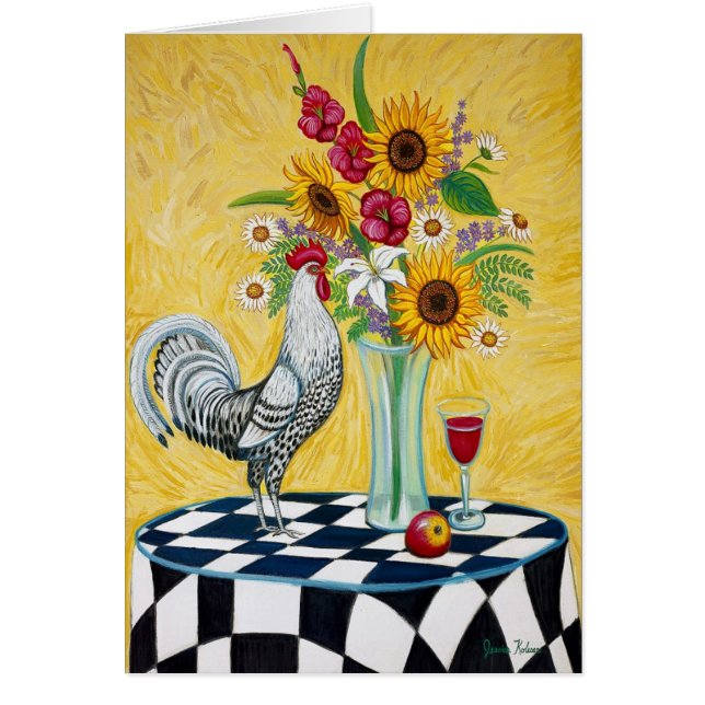 BlacktCheckのオンドリカード (正面)