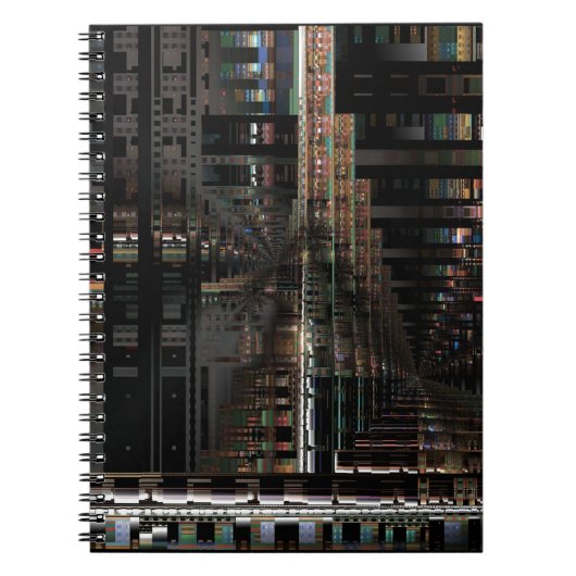 BlackTechnology回路基板電子コンピュータ。 ノートブック (正面)